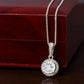 To my wife - sorry is a small word Eternal Hope Necklace with Message Card for Wife