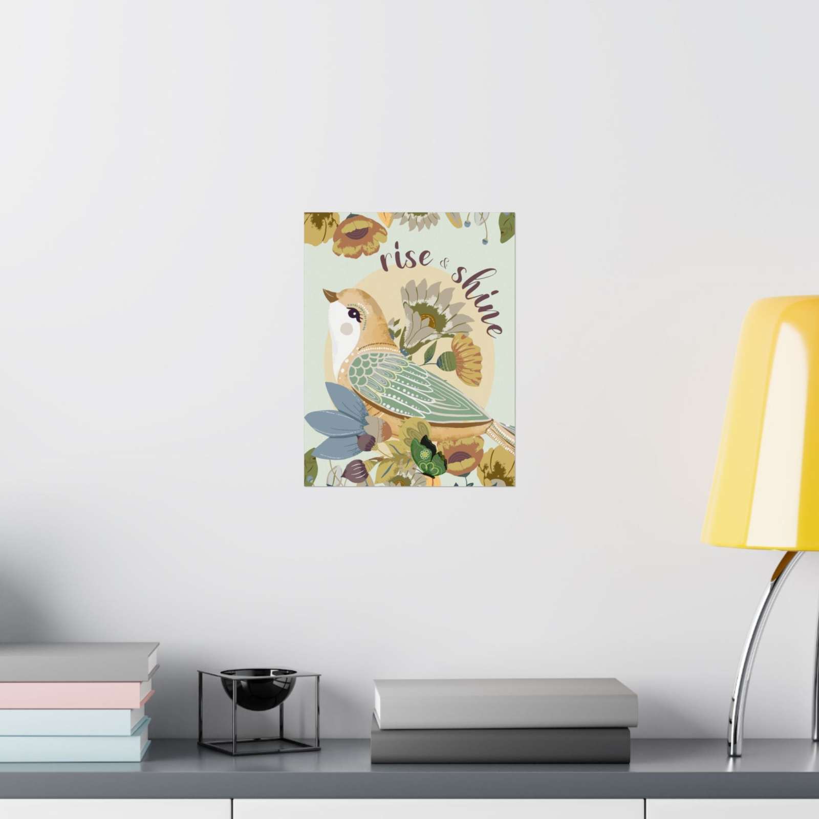 Art Prints - Rise & Shine Bird - Matte Art Prints 