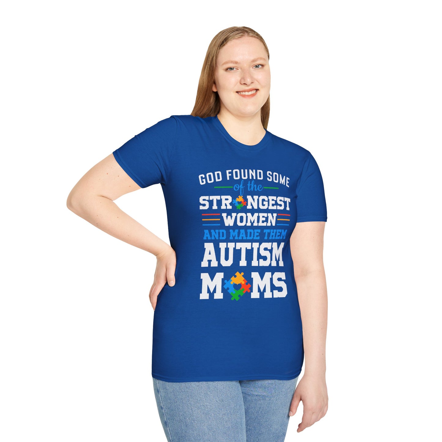 💙Autism Awareness💙 T-Shirt God took.......& Made Autism Mom's