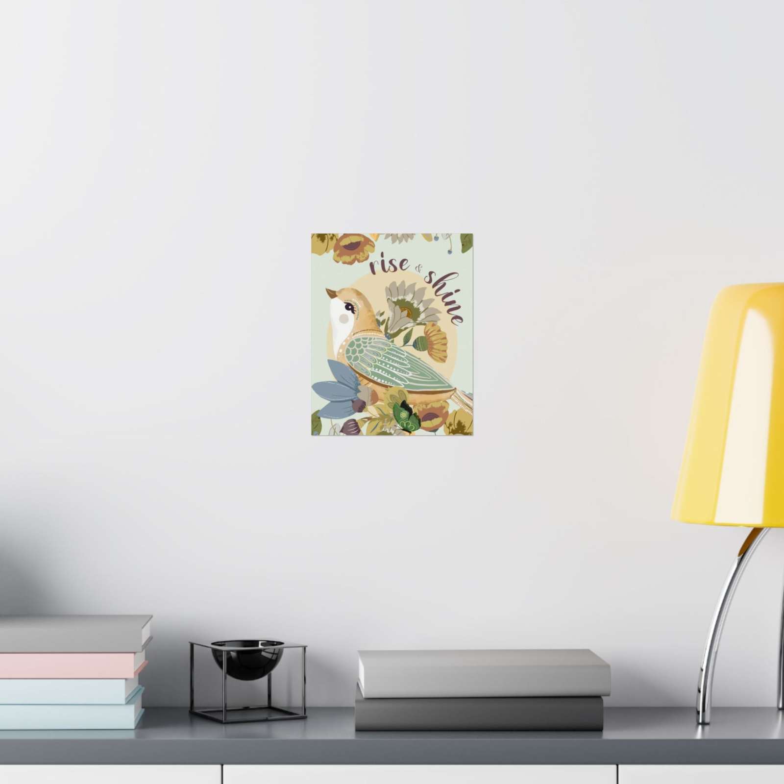Art Prints - Rise & Shine Bird - Matte Art Prints 