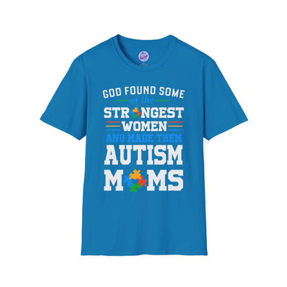 💙Autism Awareness💙 T-Shirt God took.......& Made Autism Mom's