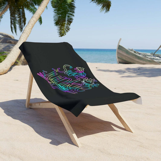 Custom Beach Towels - Summer Junkie - Custom Beach Towels