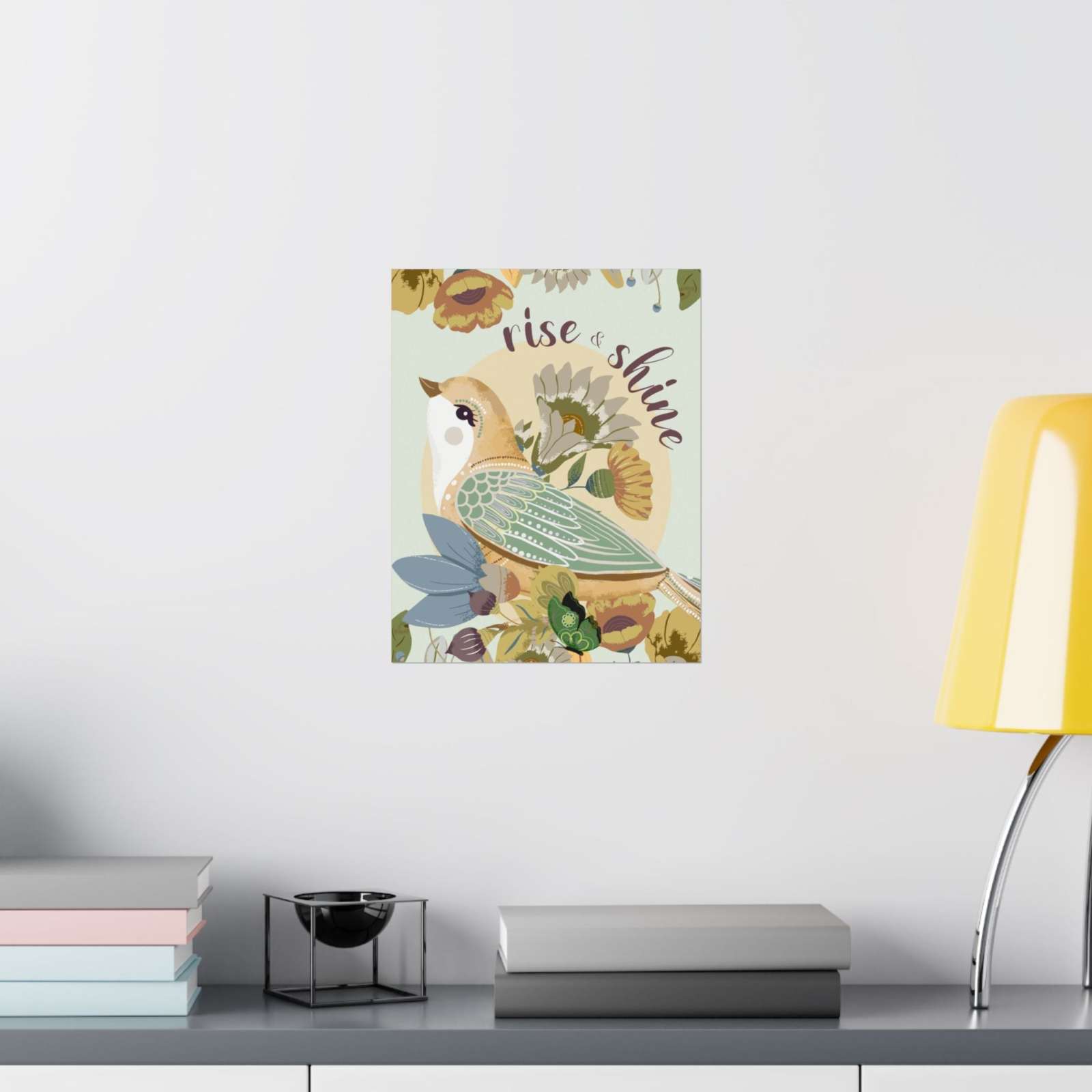 Art Prints - Rise & Shine Bird - Matte Art Prints 