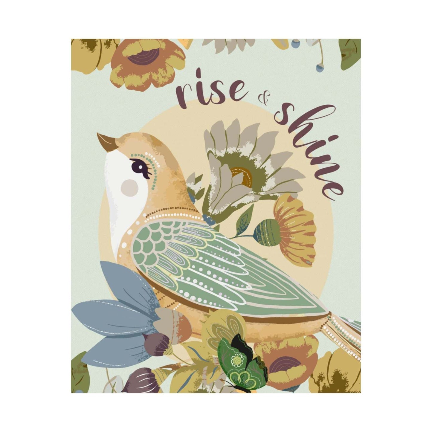 Art Prints - Rise & Shine Bird - Matte Art Prints 