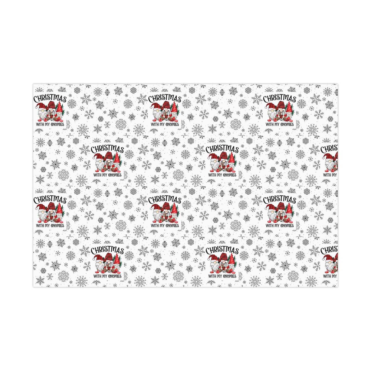 Christmas Gnome Gift Wrap