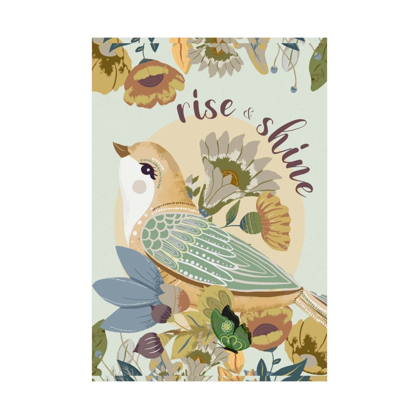 Art Prints - Rise & Shine Bird - Matte Art Prints 