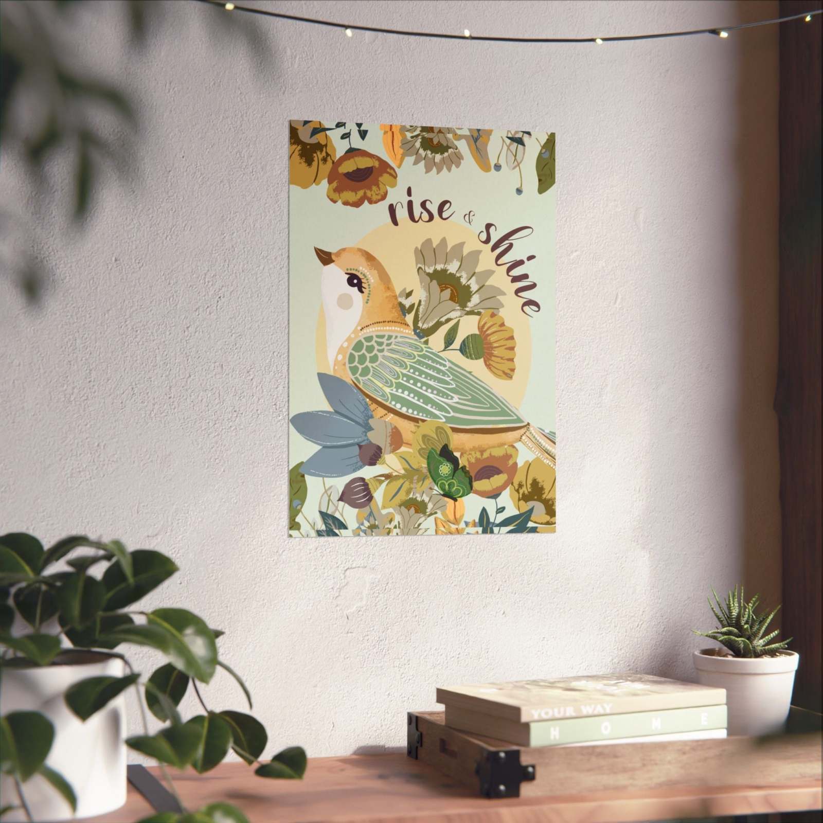 Art Prints - Rise & Shine Bird - Matte Art Prints 