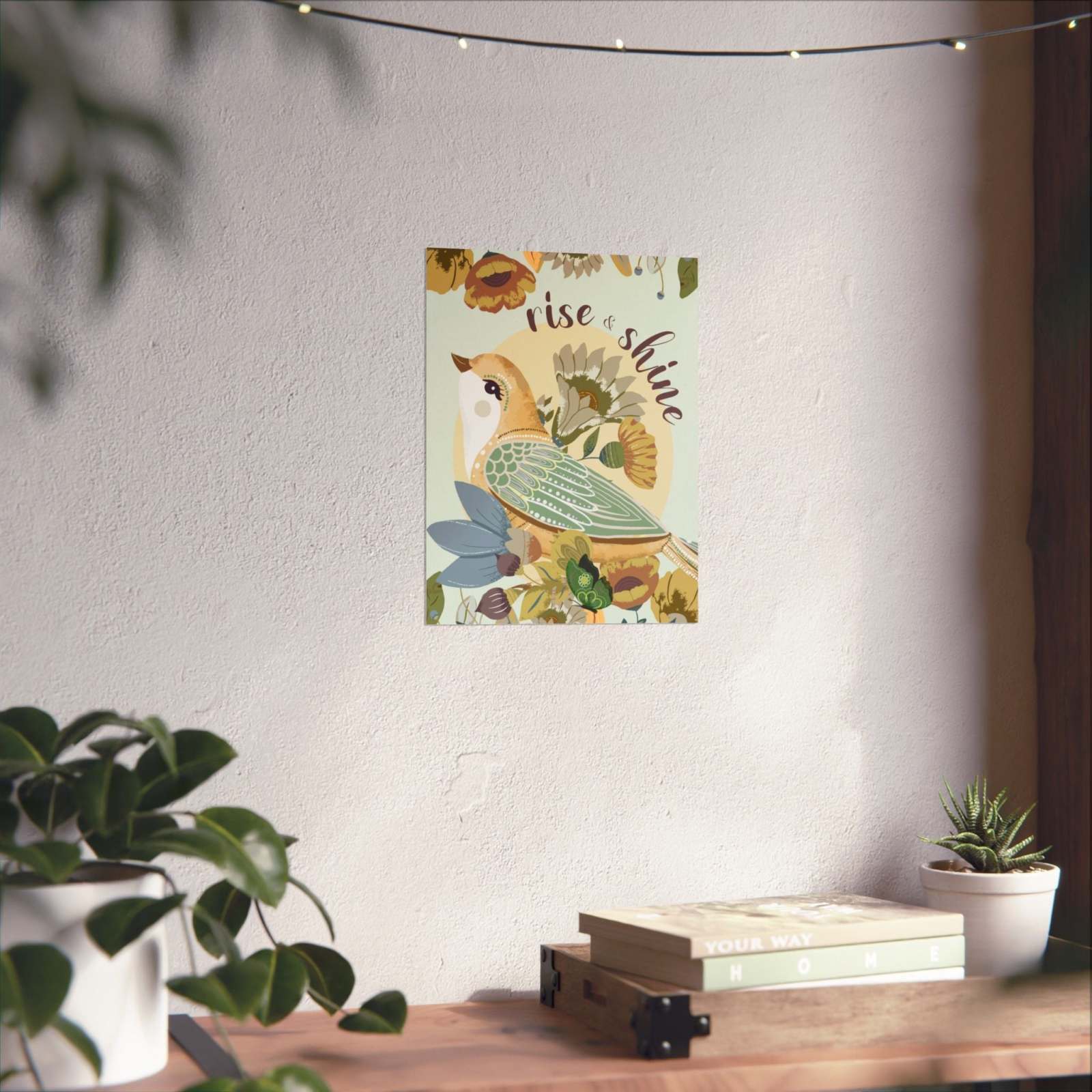 Art Prints - Rise & Shine Bird - Matte Art Prints 