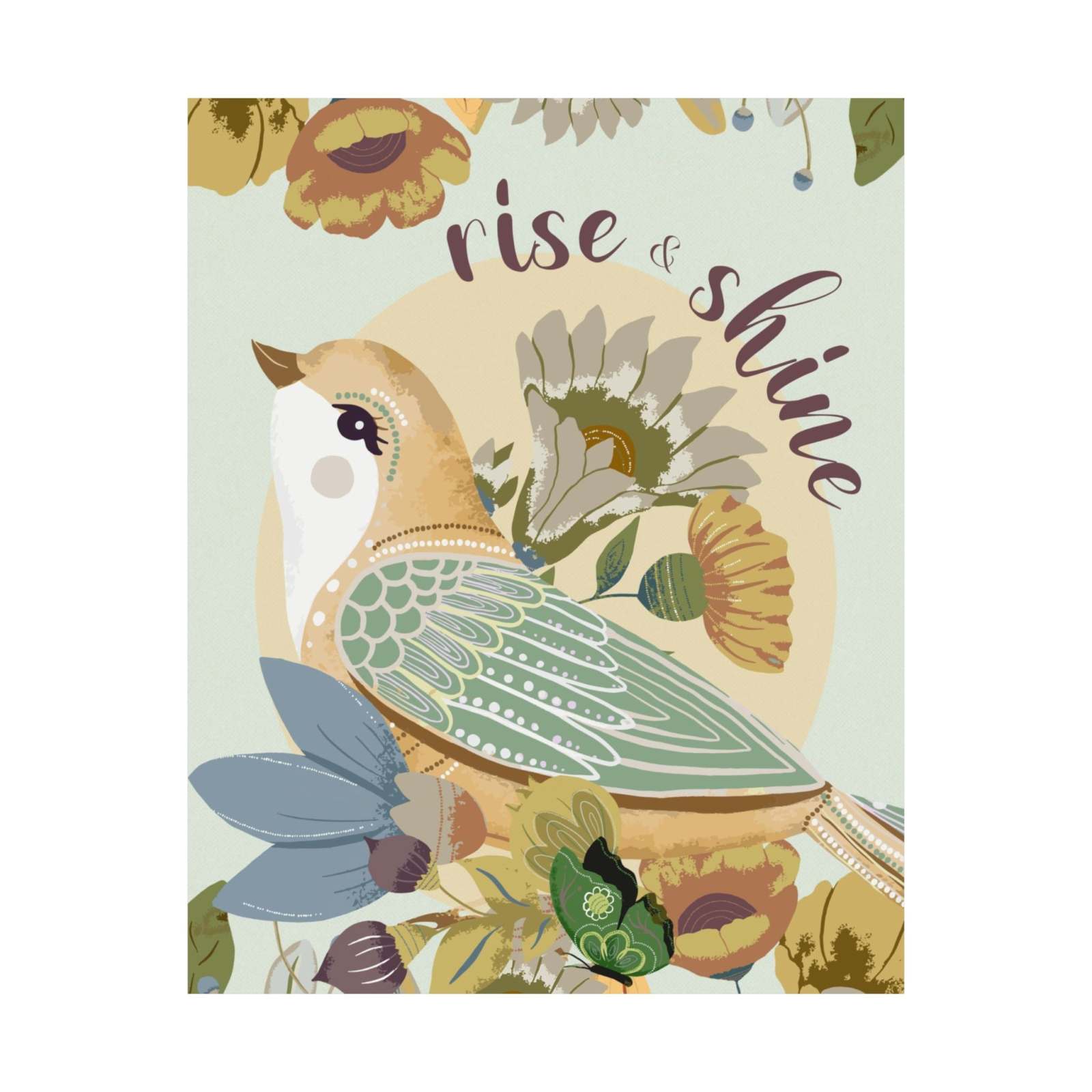 Art Prints - Rise & Shine Bird - Matte Art Prints 