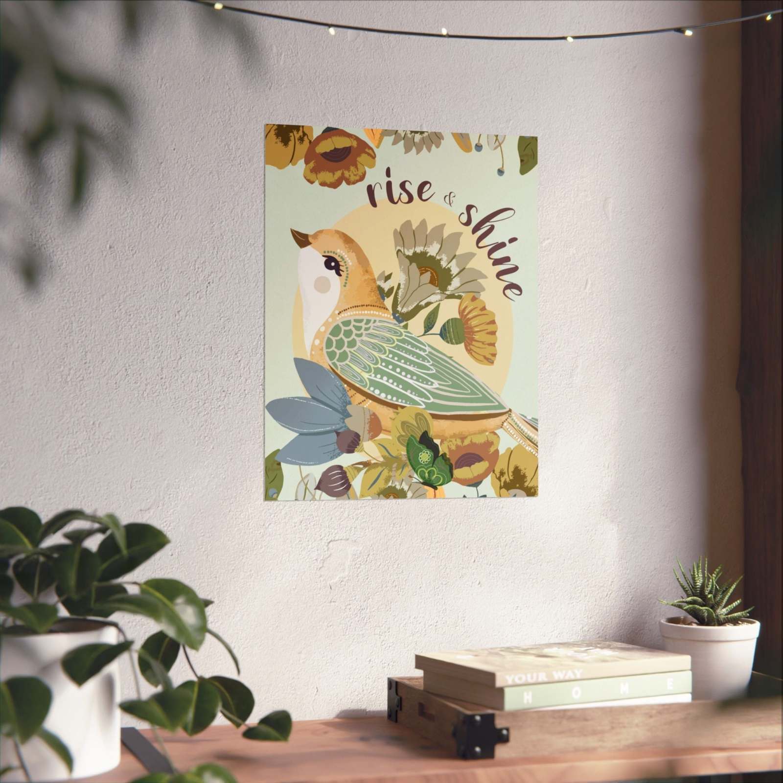 Art Prints - Rise & Shine Bird - Matte Art Prints 