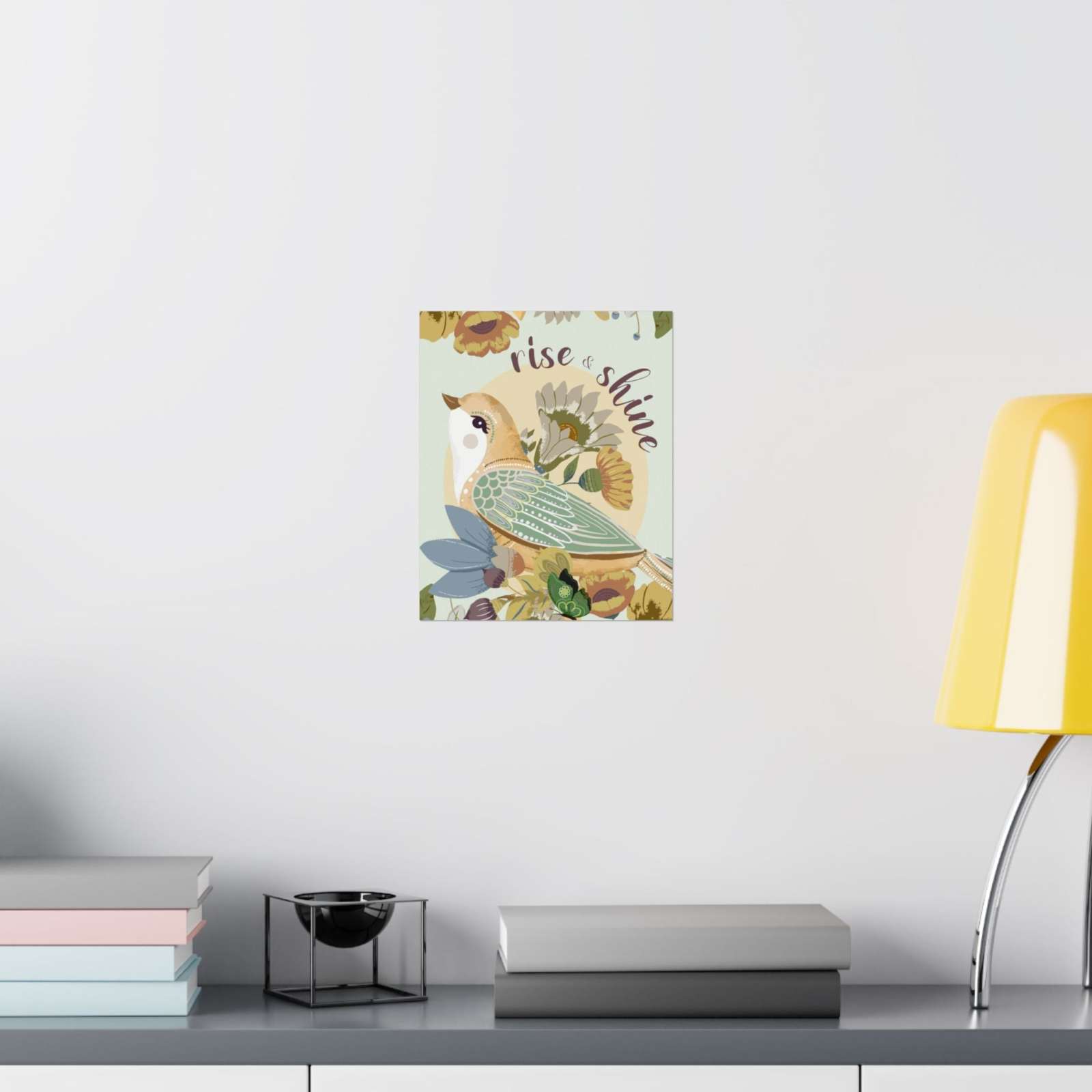 Art Prints - Rise & Shine Bird - Matte Art Prints 