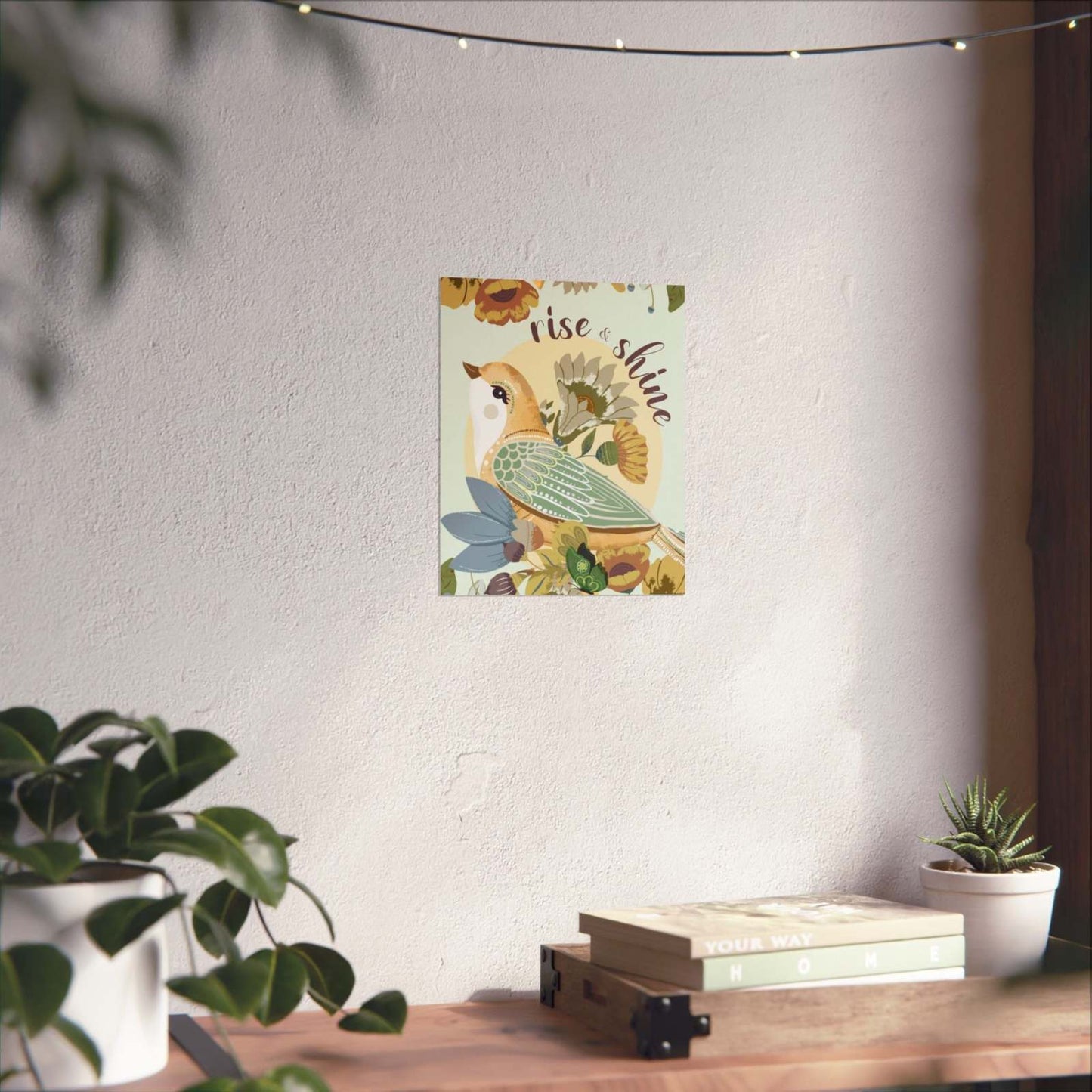 Art Prints - Rise & Shine Bird - Matte Art Prints 
