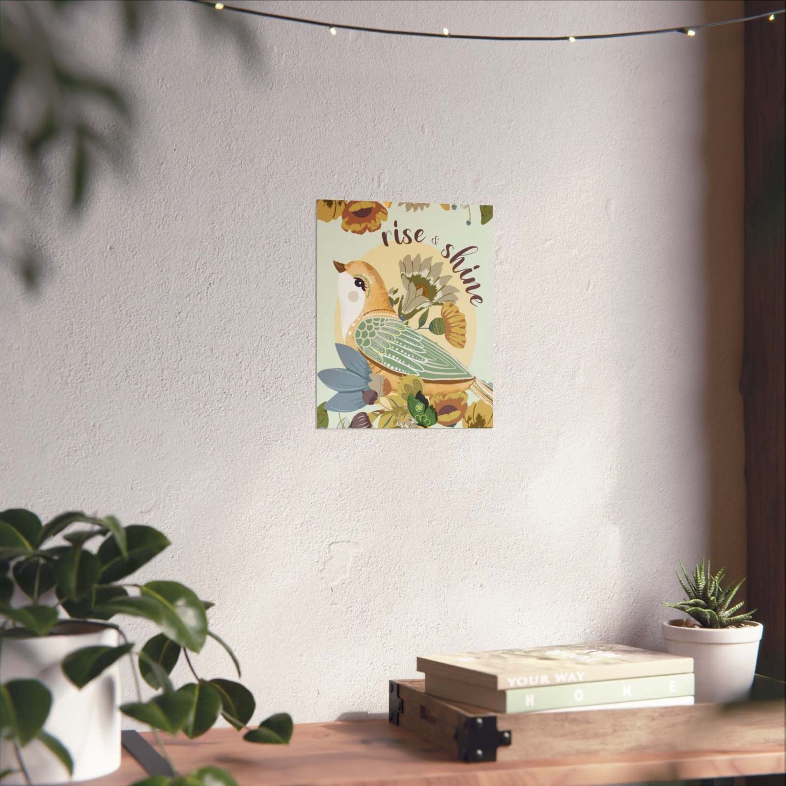 Art Prints - Rise & Shine Bird - Matte Art Prints 