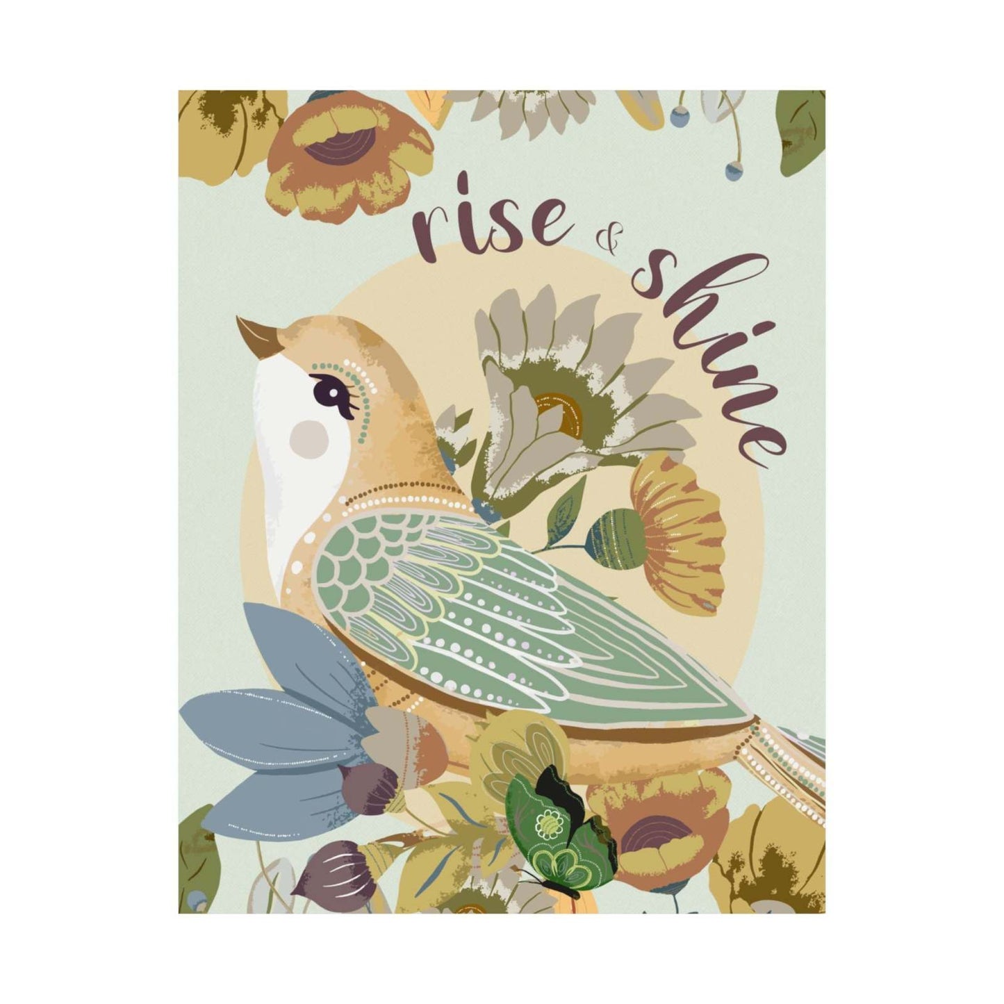 Art Prints - Rise & Shine Bird - Matte Art Prints 
